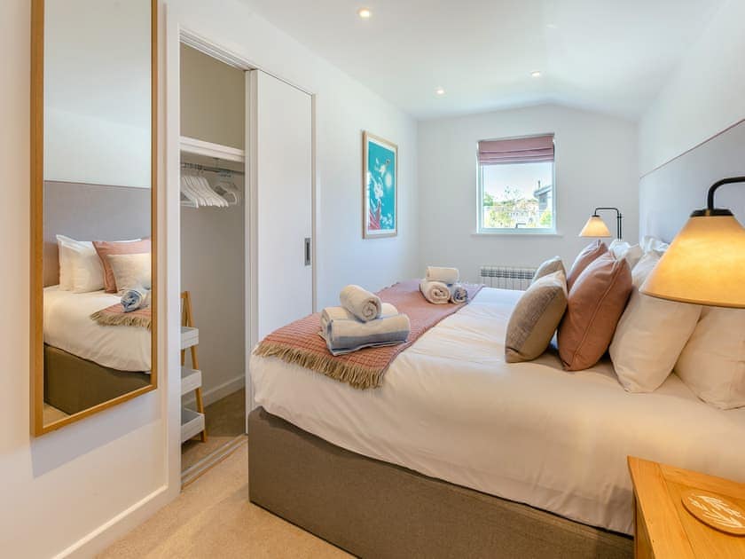 Double bedroom | Lodge 67 Una - St Ives Resort, Carbis Bay, near St Ives