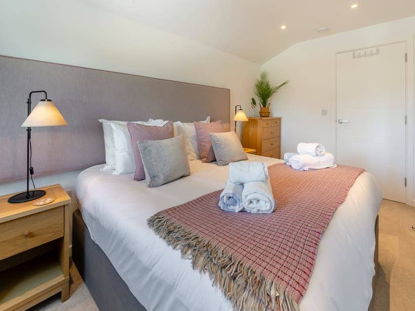 Double bedroom | Lodge 67 Una - St Ives Resort, Carbis Bay, near St Ives