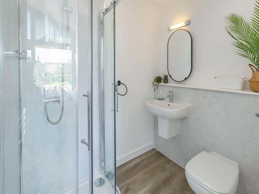 Shower room | Lodge 67 Una - St Ives Resort, Carbis Bay, near St Ives