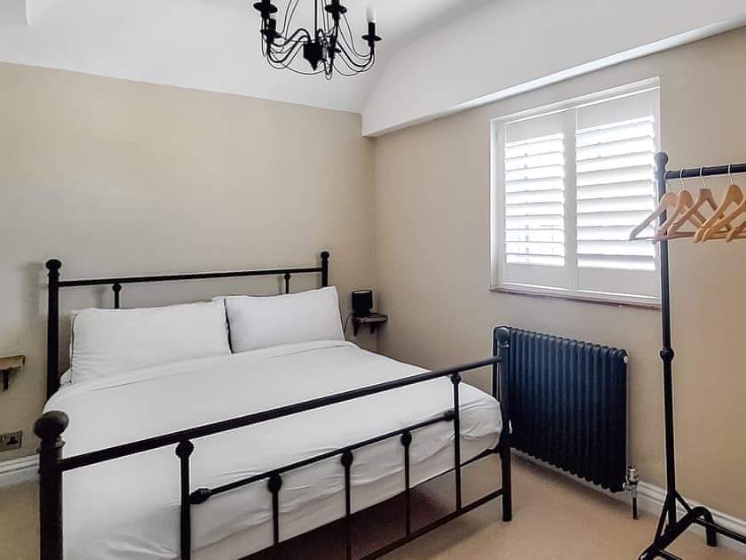 Bedroom 2 with shutters | Mill House, Lowestoft
