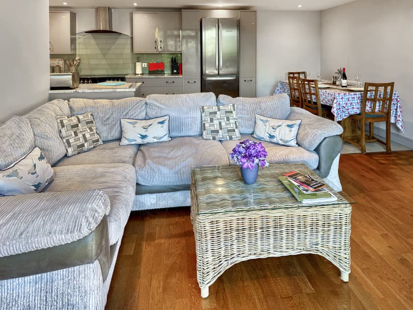 Open plan living, kitchen and dinning room | Barn Owl Cottage - Home Farm Retreats, Kirk Hammerton, near York