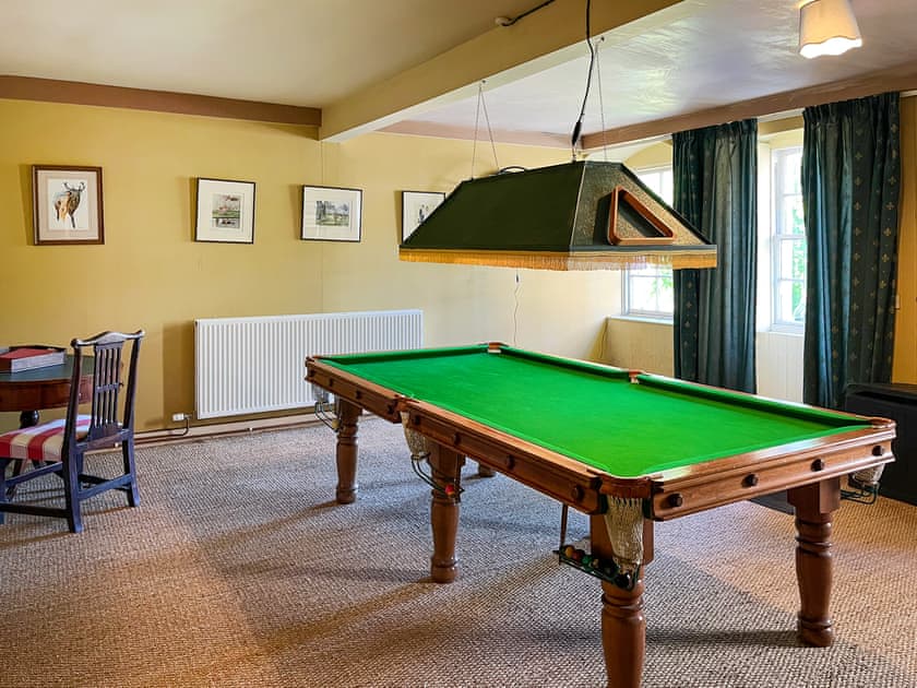 Games room | Amisfield Tower, Dumfries