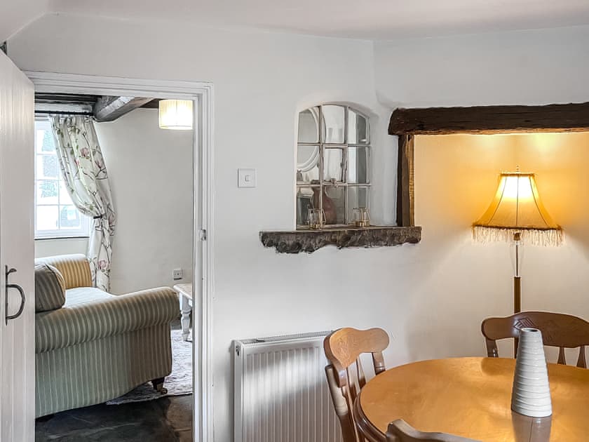 View of the dining room through to the sitting room | Teddy’s Cottage, Market Overton