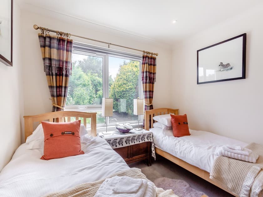 Twin bedroom | Highland Sanctuary, Dornoch
