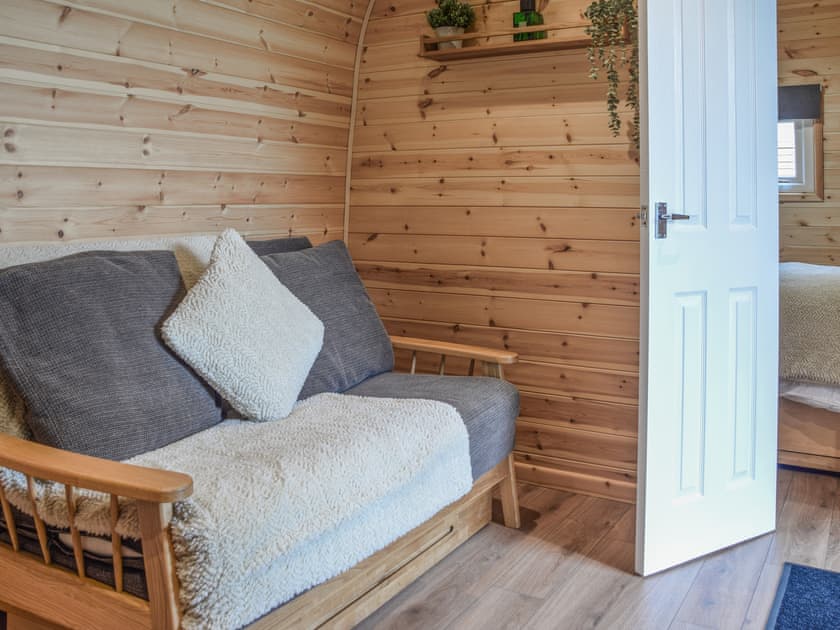 Living area | Glamping Pod 1 - Oakwood Farm, Chester