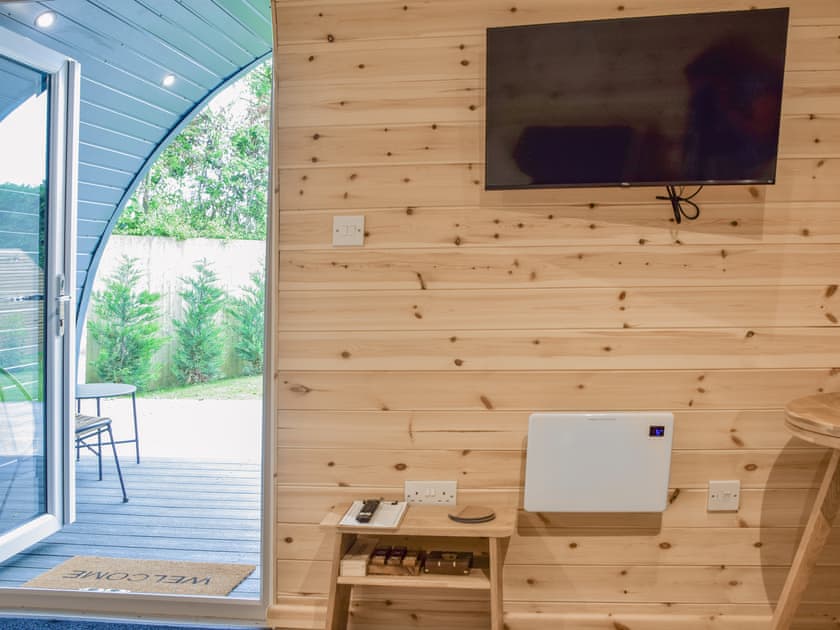 Living area | Glamping Pod 2 - Oakwood Farm, Chester
