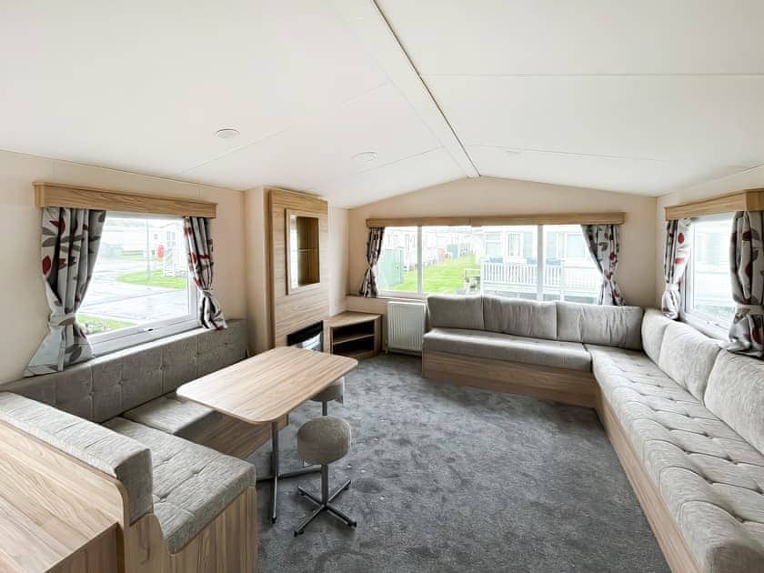 Open plan living space | Baillies Retreat - Kings Caravan Park, Chapel St Leonards