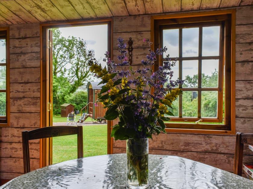 Open plan living space | Sweet Briar - Shepherds Retreat, Brecon