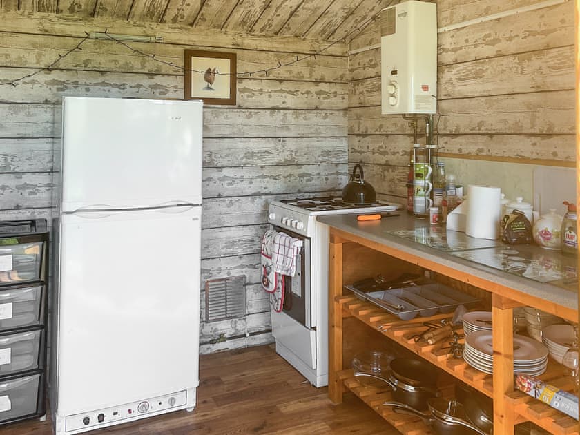 Kitchen area | Tilly - Shepherds Retreat, Brecon