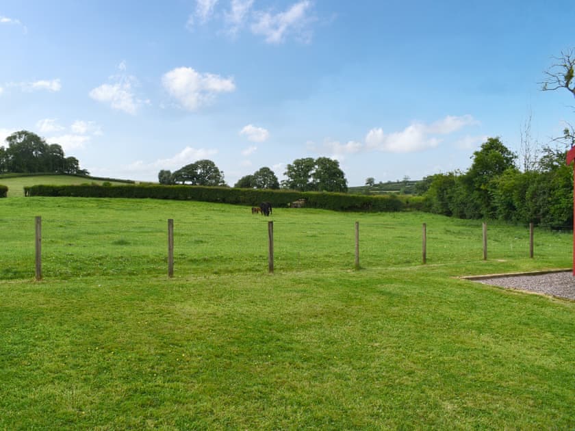 Garden | Brown Hare - Shepherds Retreat, Brecon