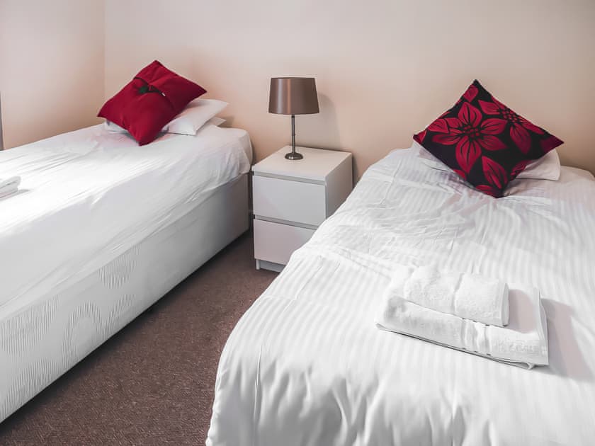 Twin bedroom | South Lodge - The Burn, Brechin
