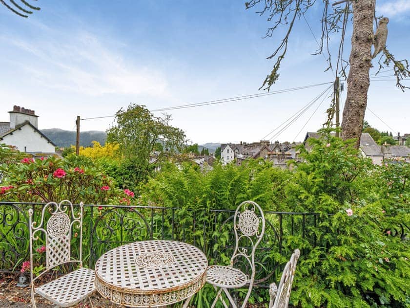 Sitting-out-area | Howe Cottage, Bowness-on-Windermere