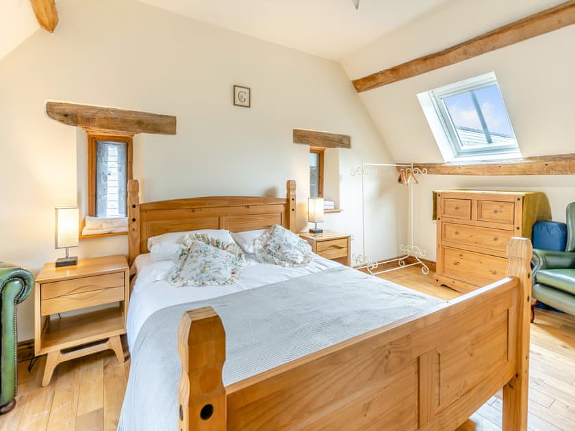 Double bedroom | Wern Farm Barn, Cwmdu, near Crickhowell