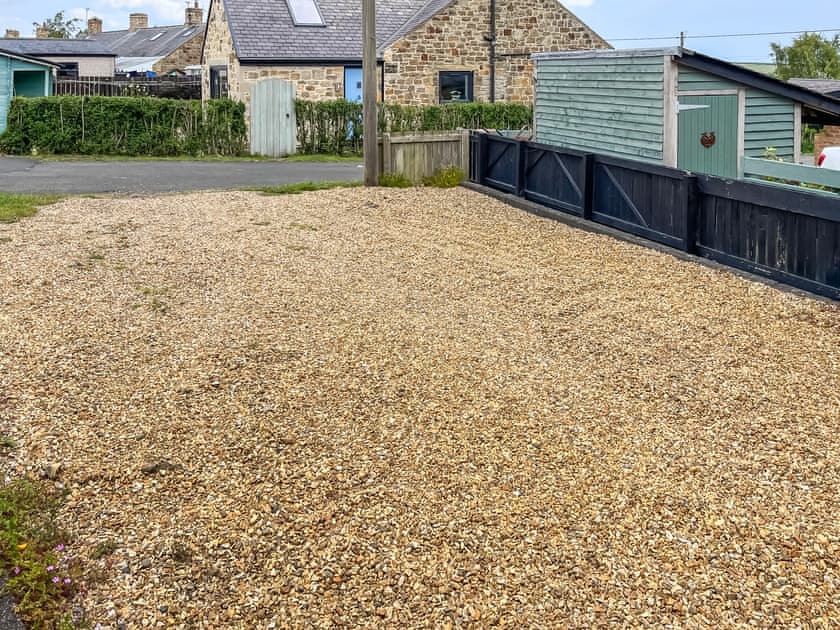 Ample parking on back drive | Sea View, Shilbottle, near Alnwick