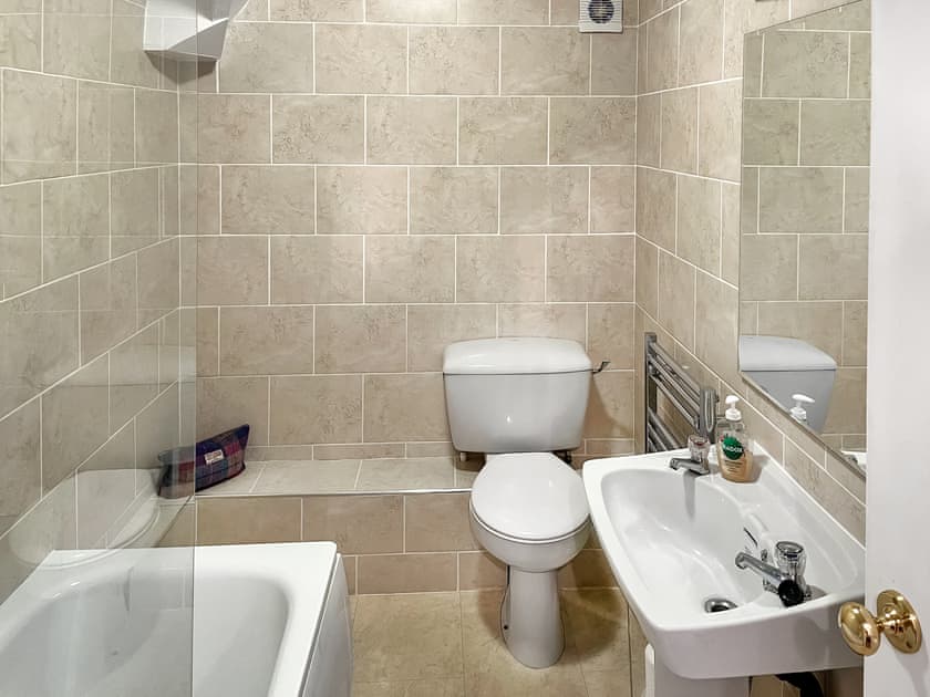Bathroom | Sefton House Apartment, Ilkley