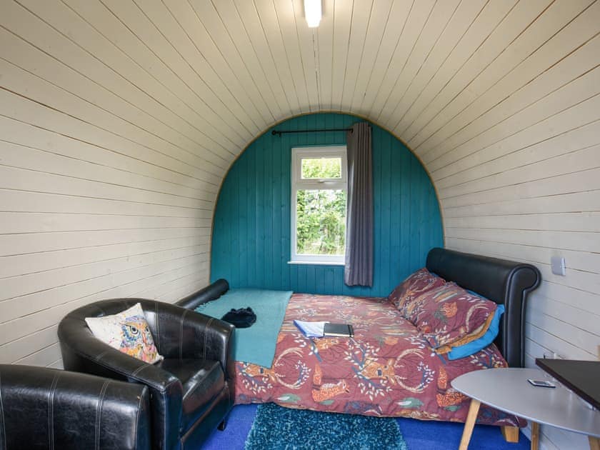 Open plan living space | The Owl Pod - Glampio Cae Pella, Welshpool