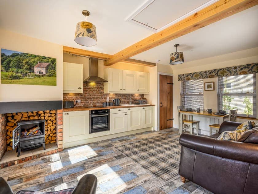 Open plan living space | Stable Cottage, Lathockar, near St Andrews