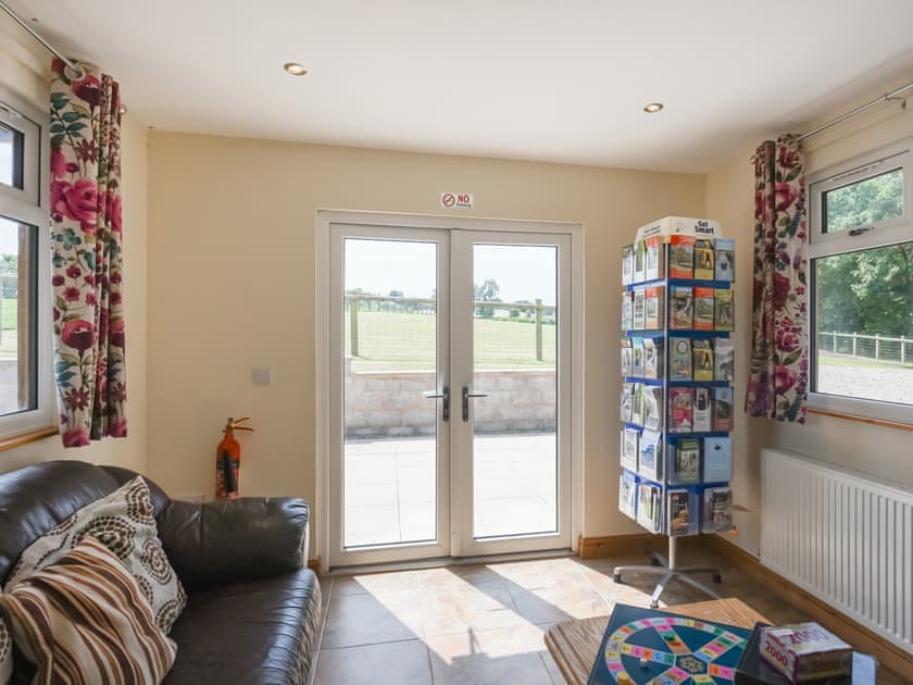Living area | Willow - Glamping Pod - Castle Farm Holidays Shropshire, Oswestry