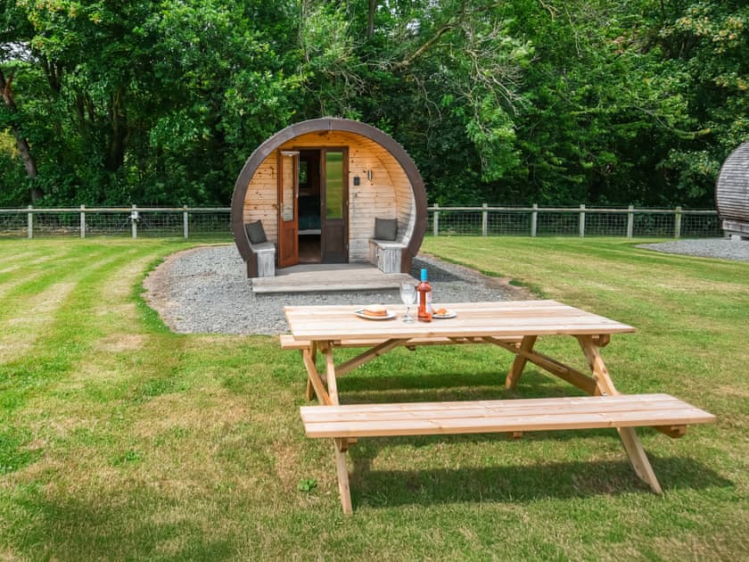 Exterior | Ash - Glamping Pod - Castle Farm Holidays Shropshire, Oswestry