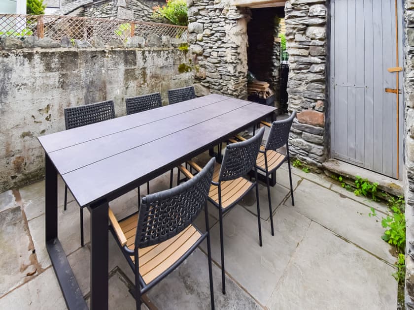 Sitting-out-area | Ivy Cottage, Staveley, near Kendal