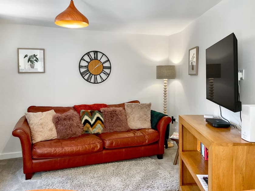 Living area | The Old Posthouse Barn - Axbridge Holidays, Axbridge, near Weare