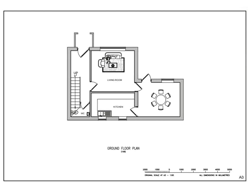 Ground floorplan | Tynffordd Fawr, Penrhyndeudraeth