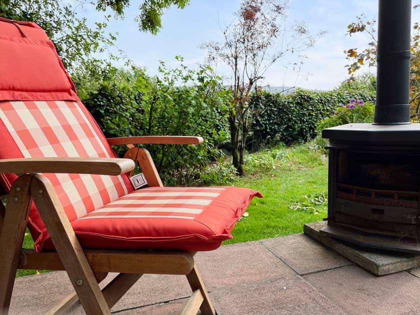 garden patio | Crossbill Cottage, Chopgate near Stokesley