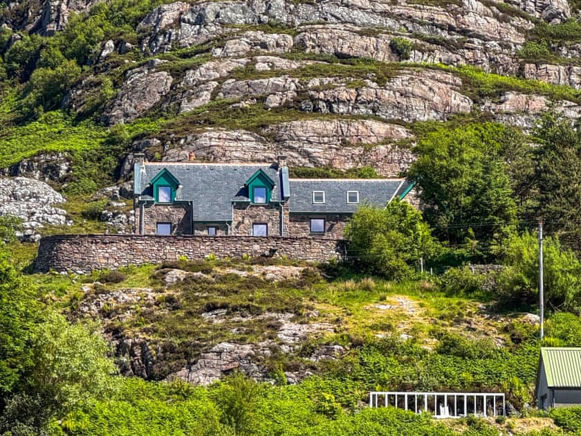 A view from the loch | Rubha Lodge, Shieldaig