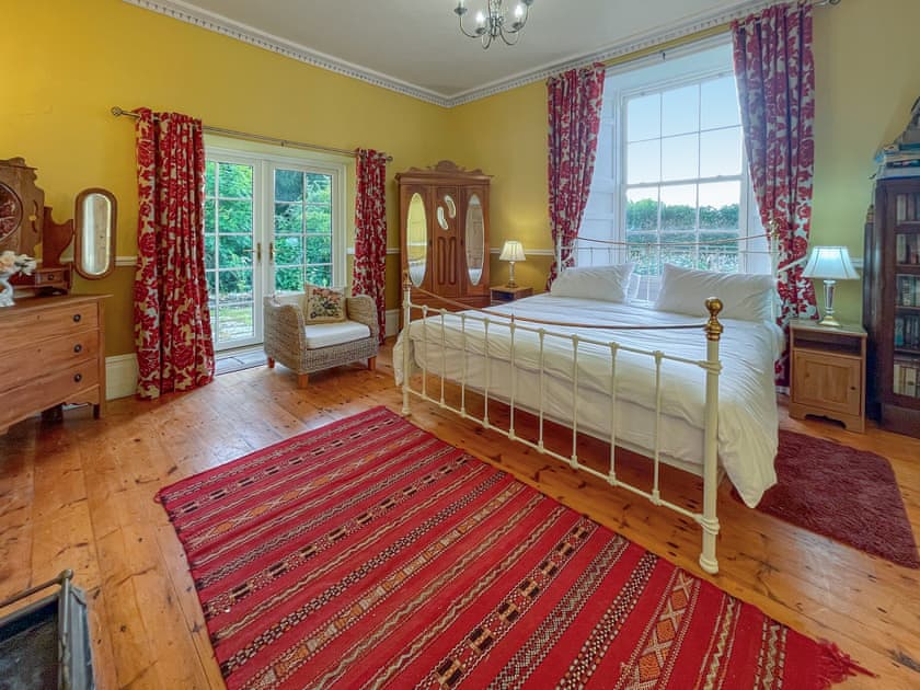The ground floor super king size bedroom is super comfy | Hafod Grove - Hafod Grove and Fach, Moylegrove, near Ceibwr Bay