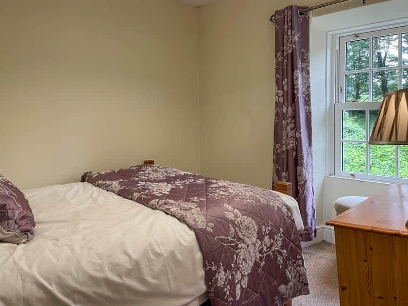 This pretty room has a Double bed and woodland views | Hafod Grove - Hafod Grove and Fach, Moylegrove, near Ceibwr Bay