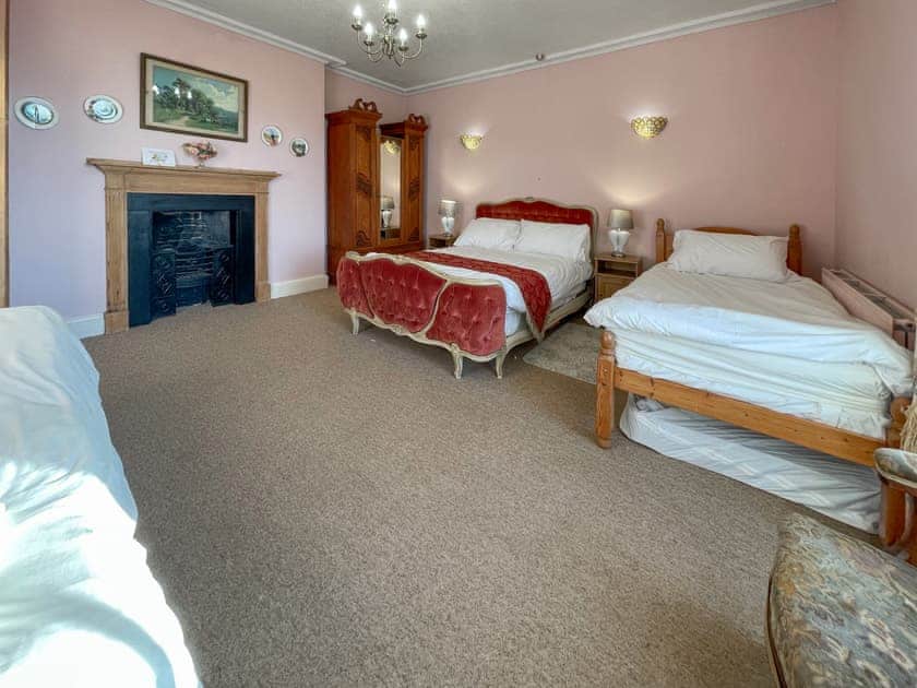 The family double bedroom | Hafod Grove - Hafod Grove and Fach, Moylegrove, near Ceibwr Bay