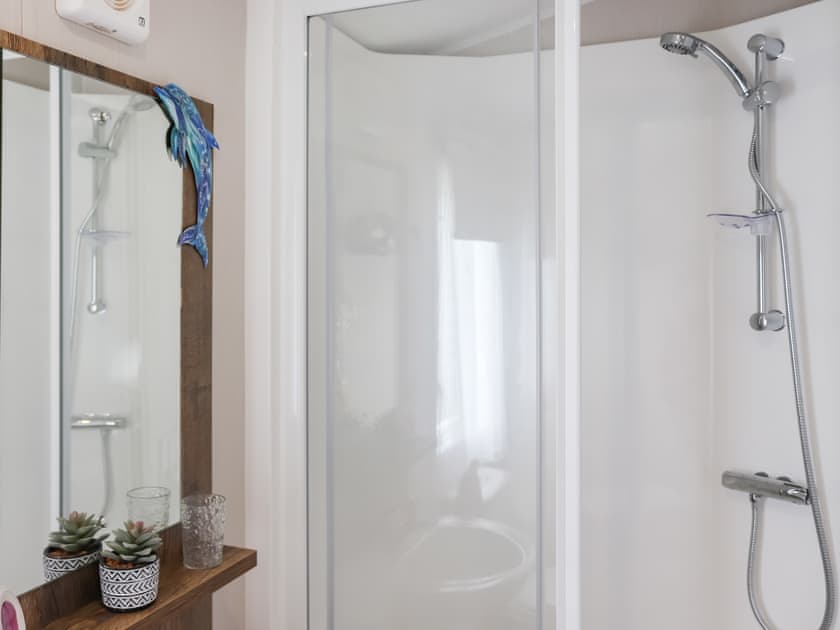 Shower room | The Laughing Seagull, Aber Bay, near Clarach