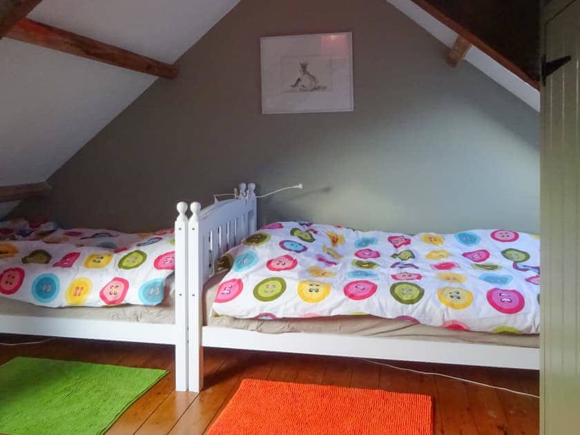 Twin bedroom | Piggery - The Long Barn, Fishguard