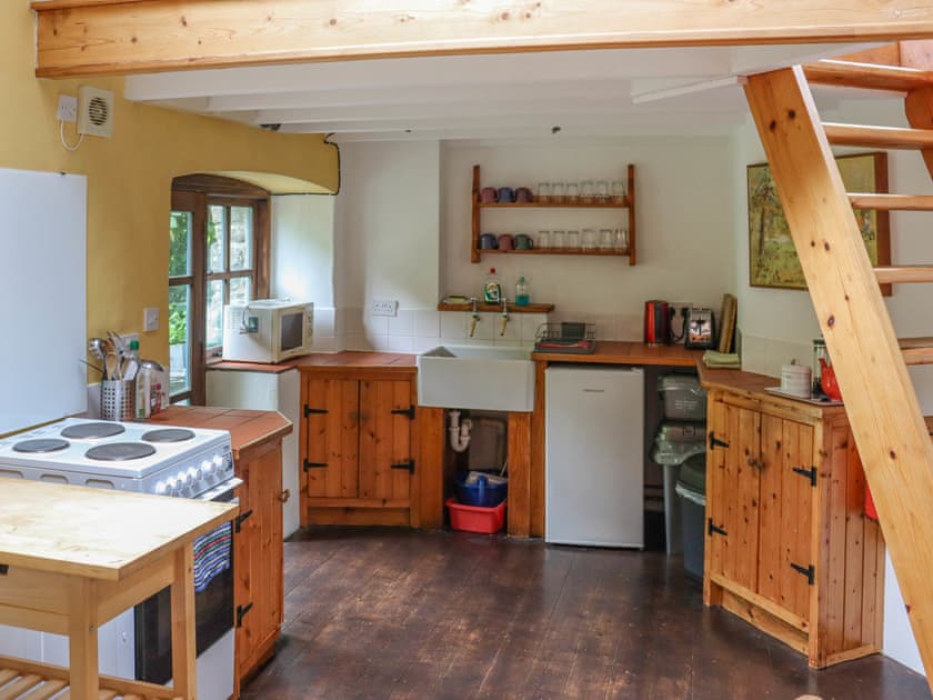 Open plan living space | Hayloft - The Long Barn, Fishguard