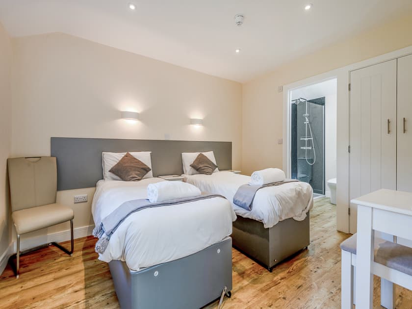 Twin bedroom | Ashwood - The Victorian Barn, Blandford Forum