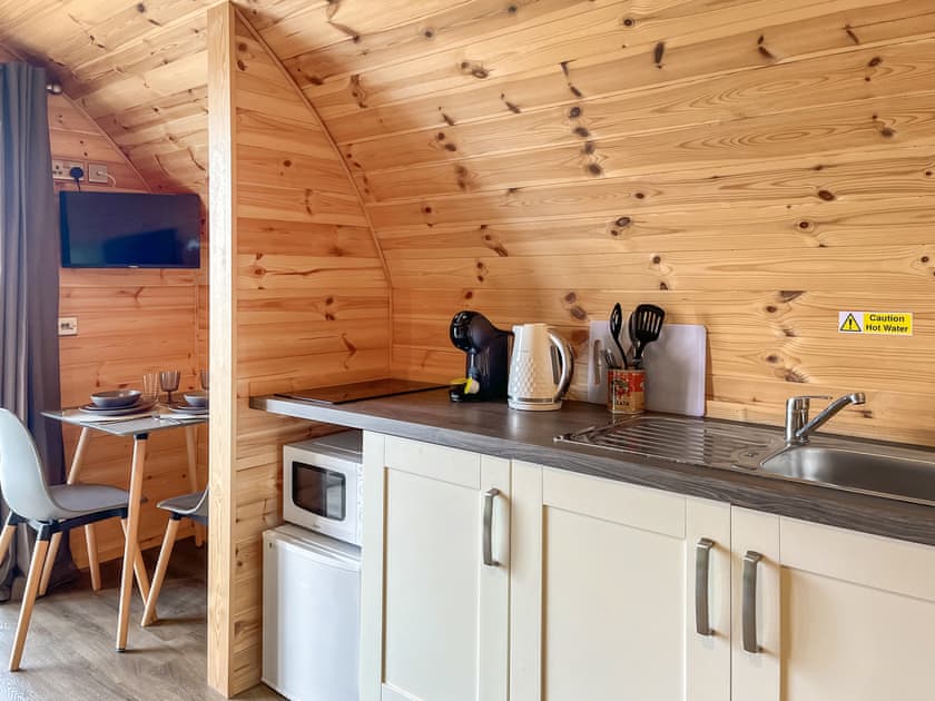 Kitchen area | Keith - Kirklauchline Pods, Stranraer