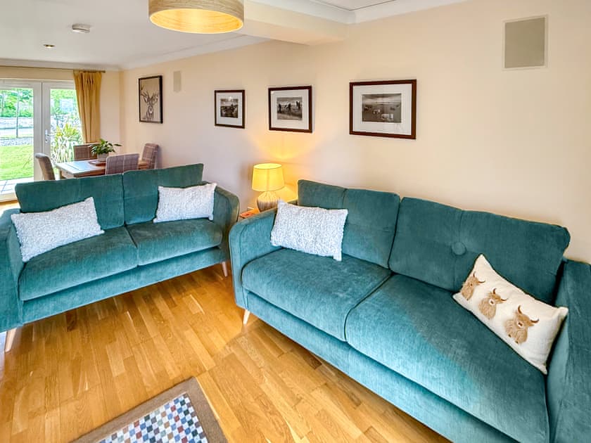 Living area | No.4 The Links Apartments, Brora