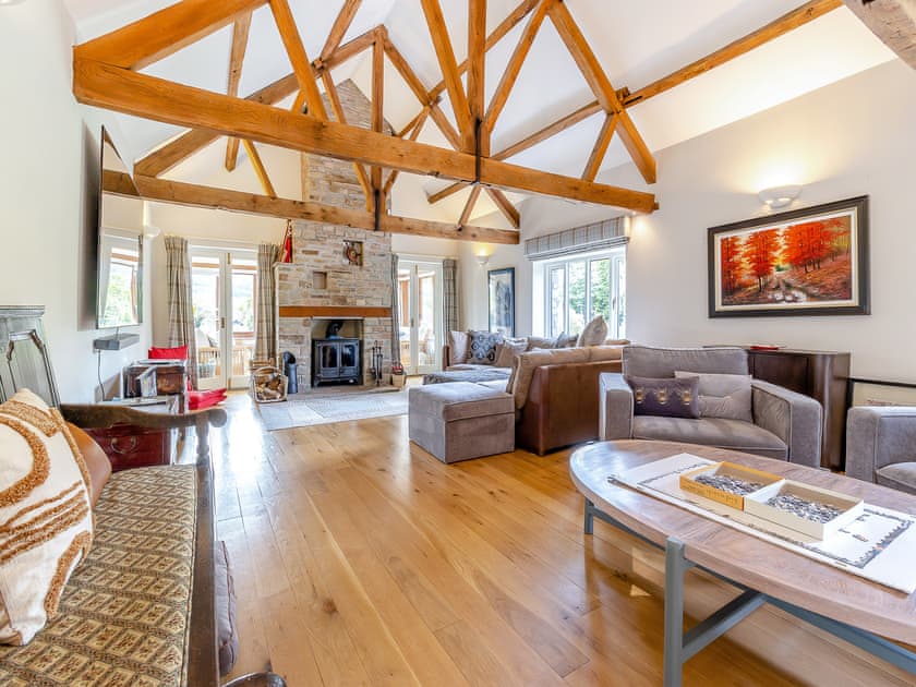 Open plan living space | Hay Boathouse/Maes-y-Caer, Hay On Wye