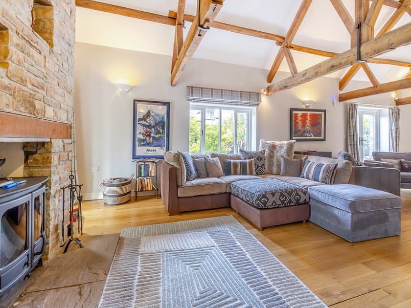 Open plan living space | Hay Boathouse/Maes-y-Caer, Hay On Wye