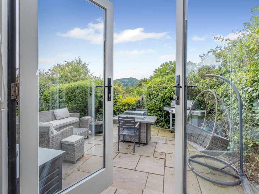 Patio | Hay Boathouse/Maes-y-Caer, Hay On Wye