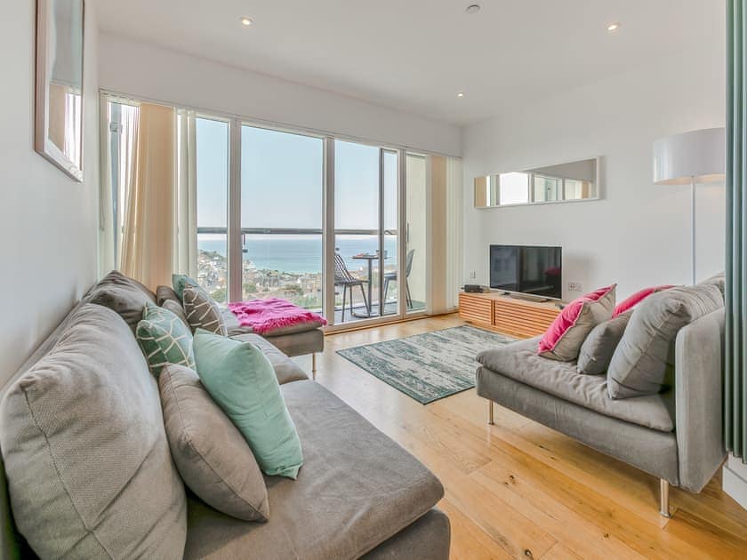 Living area | No.1 Quay Court, Newquay