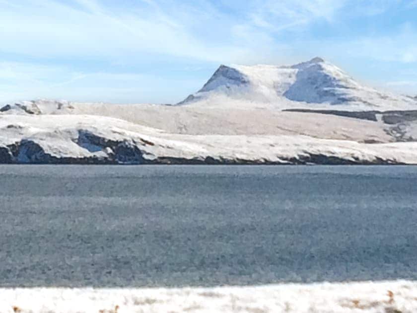 Winter view from garden | Kildonan, Laide