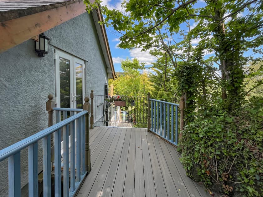 Terrace | Fronfanol - Llanfairtalhaiarn Retreats, Llanfairtalhaiarn