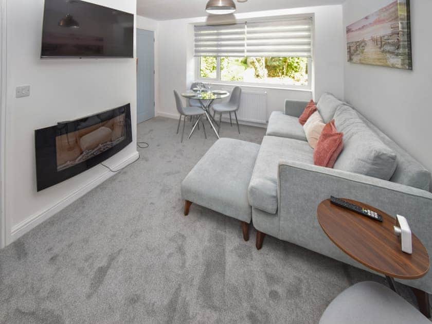 Open plan living space | Old Chapel Apartment, Kendal