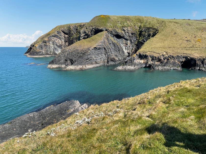 From the cliffs of Ceibwr | Hafod Grove - Hafod Grove and Fach, Moylegrove, near Ceibwr Bay
