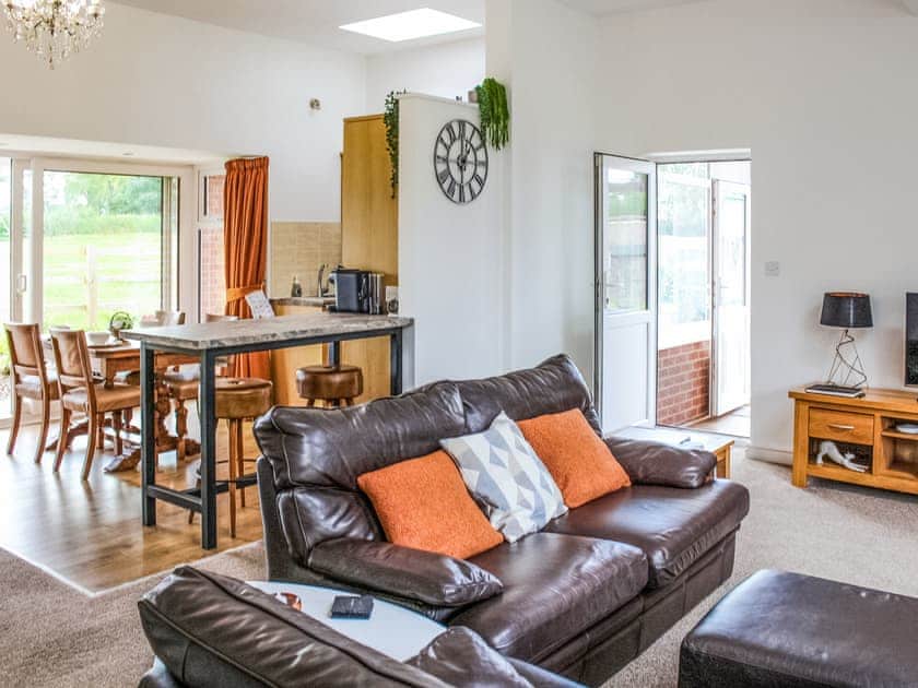 Open plan living area and kitchen | The Crofts, Winsford