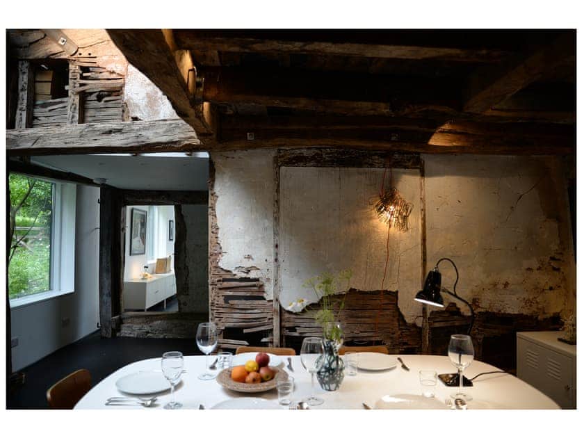 The dining area looking towards the living room | Croft Lodge Studio, Leominster