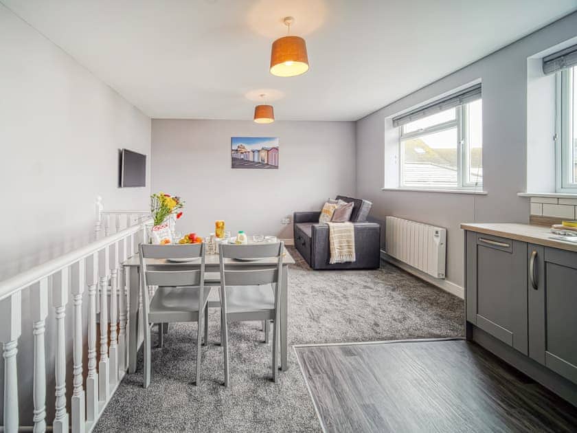 Open plan living space | The Beach Hut - Regency Apartments, Great Yarmouth