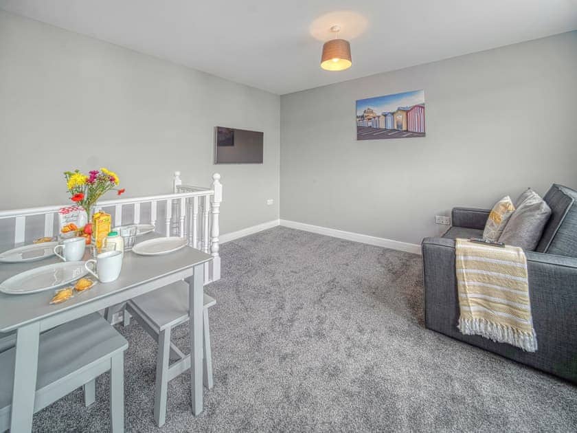 Open plan living space | The Beach Hut - Regency Apartments, Great Yarmouth