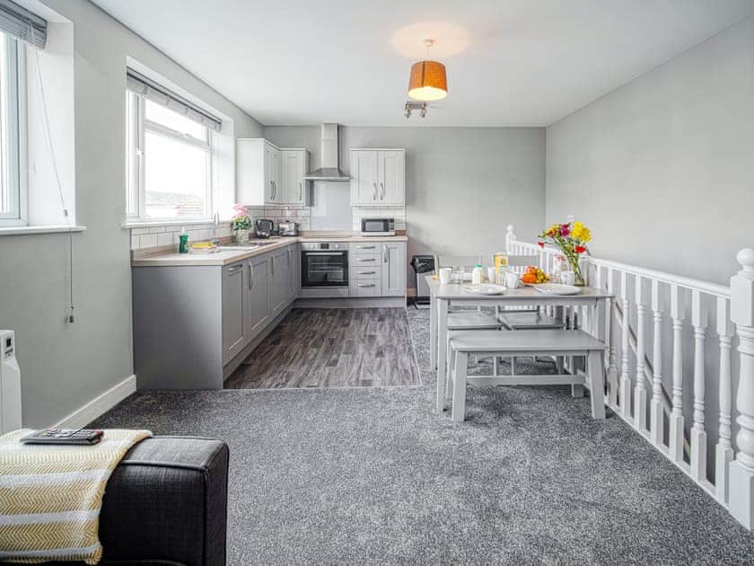 Open plan living space | The Beach Hut - Regency Apartments, Great Yarmouth
